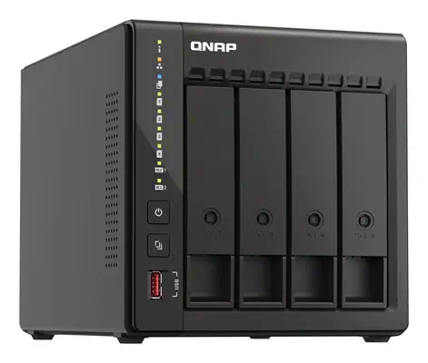 QNAP TS-453E NAS Tower Intel® Celeron® J6412 8 Go 0 To QNAP QTS Noir - Serveur NAS - visuel 10
