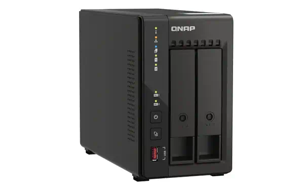 QNAP TS-253E NAS Tower Intel® Celeron® J6412 8 Go 0 To QNAP QTS Noir - Serveur NAS - visuel 6