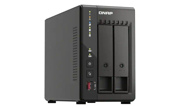 QNAP TS-253E NAS Tower Intel® Celeron® J6412 8 Go 0 To QNAP QTS Noir - Serveur NAS - visuel 5