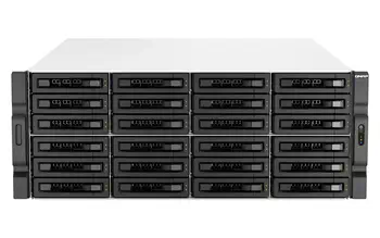 QNAP TS-H3087XU-RP NAS Rack (4 U) Intel Xeon E E-2378 64 Go DDR4 0 To QuTS hero Noir, Blanc revendeur officiel