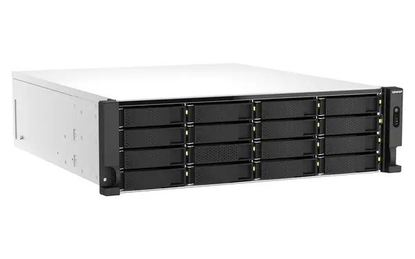 QNAP TS-H2287XU-RP NAS Rack (3 U) Intel Xeon E E-2378 64 Go DDR4 0 To QuTS hero Noir, Blanc - Serveur NAS - visuel 3
