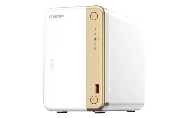 QNAP TS-262 NAS Tower Intel® Celeron® N4505 4 Go 0 To QNAP QTS Or, Blanc - Serveur NAS - visuel 10