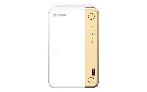 QNAP TS-262 NAS Tower Intel® Celeron® N4505 4 Go 0 To QNAP QTS Or, Blanc - Serveur NAS - visuel 9