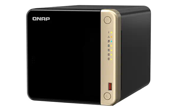 QNAP TS-464 NAS Tower Intel® Celeron® N5095 8 Go DDR4 0 To QNAP QTS Noir - Serveur NAS - visuel 5