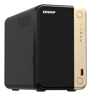 QNAP TS-264 NAS Tower Intel® Celeron® N5095 8 Go 0 To QNAP QTS Noir, Or - Serveur NAS - visuel 10