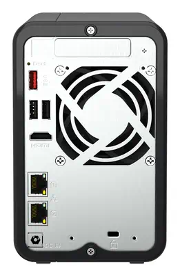 QNAP TS-264 NAS Tower Intel® Celeron® N5095 8 Go 0 To QNAP QTS Noir, Or - Serveur NAS - visuel 6