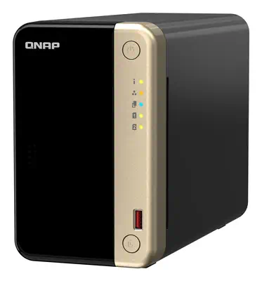 QNAP TS-264 NAS Tower Intel® Celeron® N5095 8 Go 0 To QNAP QTS Noir, Or - Serveur NAS - visuel 8