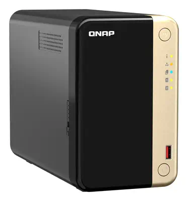 QNAP TS-264 NAS Tower Intel® Celeron® N5095 8 Go 0 To QNAP QTS Noir, Or - Serveur NAS - visuel 9