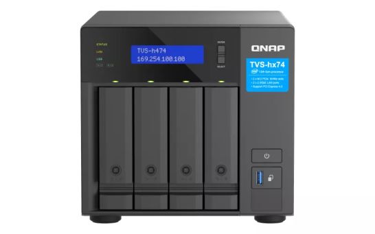 Vente QNAP TVS-H474-PT-8G 4-bay QuTS hero NAS Intel Pentium au meilleur prix