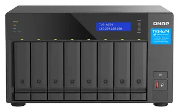 Avantages QNAP TVS-h874 NAS Tower Intel® Core™ i5 i5-12400 32 Go DDR4 0 To QuTS hero Noir