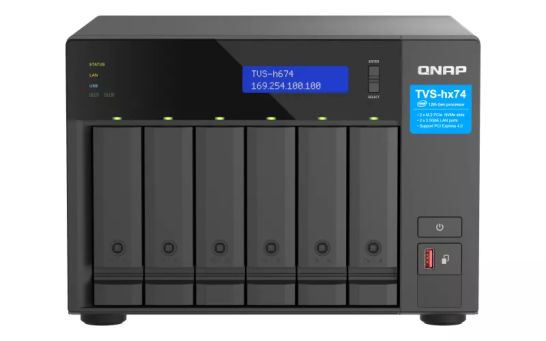 Vente QNAP TVS-H674-I3-16G 6-bay QuTS hero NAS Intel Core QNAP au meilleur prix - visuel 2