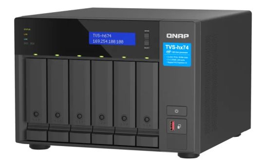 QNAP TVS-H674-I3-16G 6-bay QuTS hero NAS Intel Core QNAP - visuel 1 - hello RSE - Plus d'applications pour améliorer la productivité
