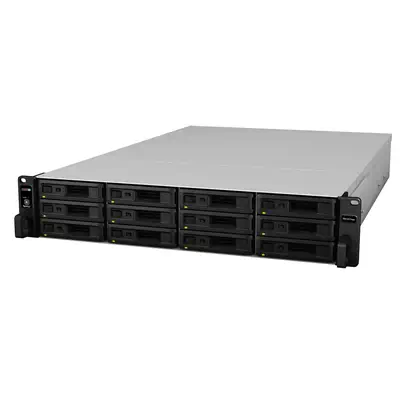 Synology RX1217sas boîtier de disques 0 To Rack (2 U) Noir - Serveur NAS - visuel 2