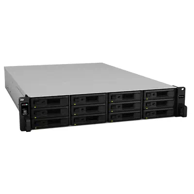 Synology RX1217sas boîtier de disques 0 To Rack (2 U) Noir - Serveur NAS - visuel 6
