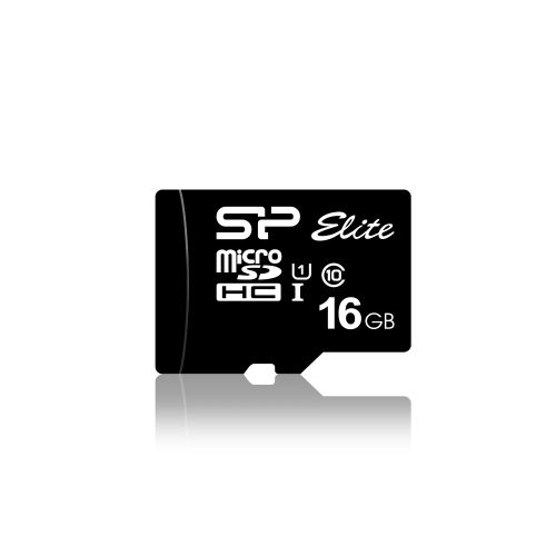 Revendeur officiel SILICON POWER memory card Elite Micro SDHC 16Go Class 10 up to 85Mo/s