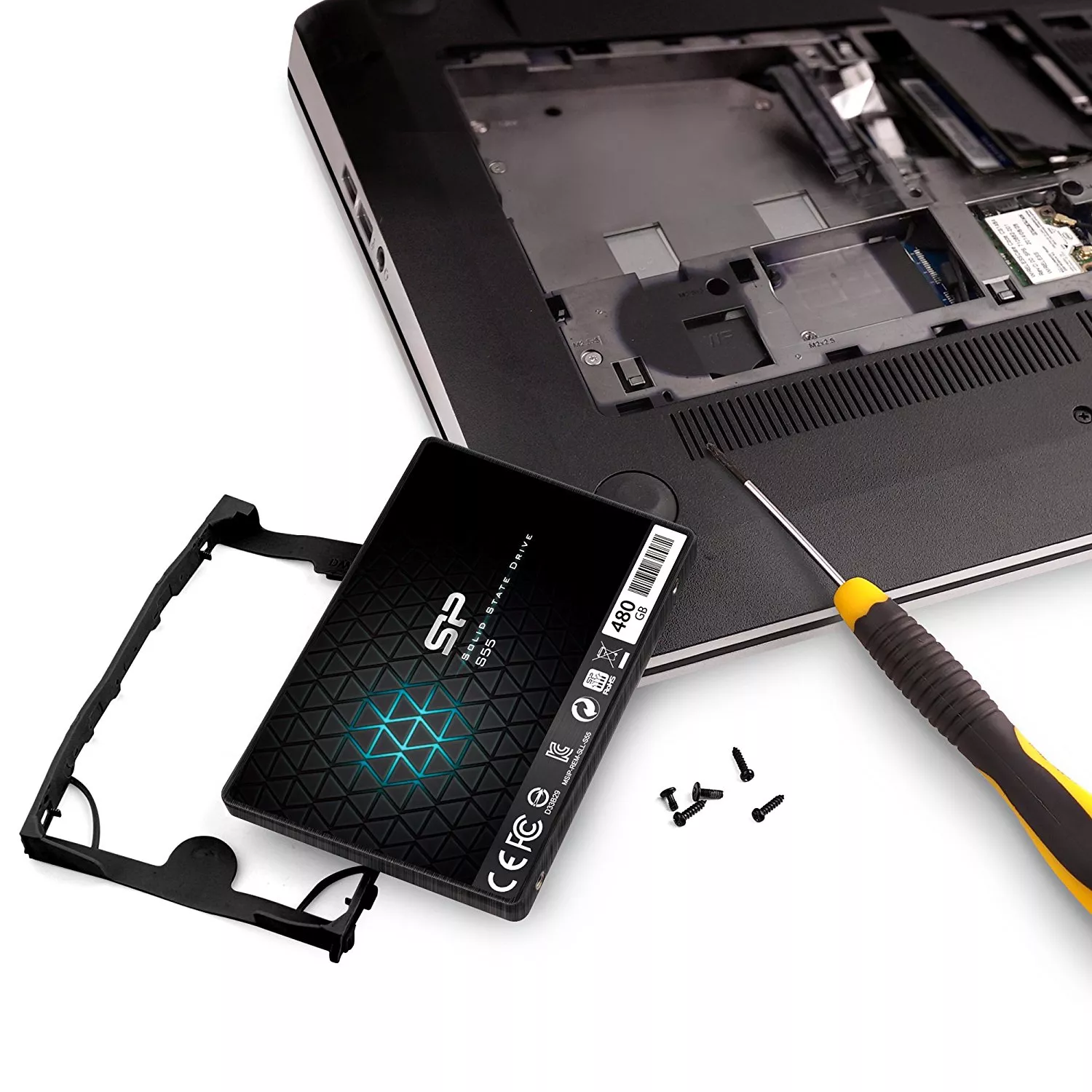 Vente SILICON POWER SSD Slim S55 480Go 2.5p SATA Silicon Power au meilleur prix - visuel 4
