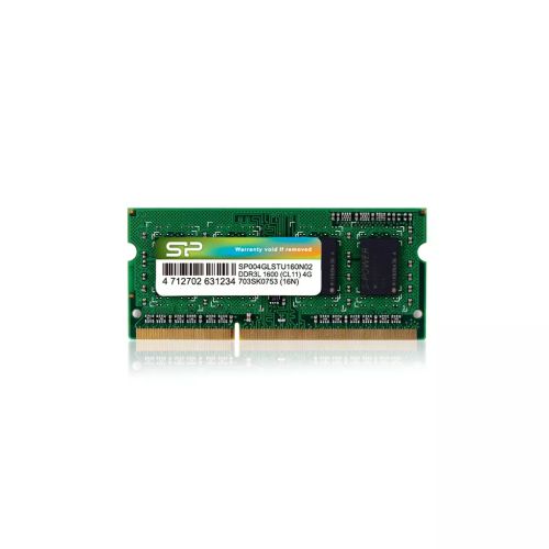 Vente Mémoire SILICON POWER DDR3 4Go 1600MHz CL11 SO-DIMM 1 sur hello RSE
