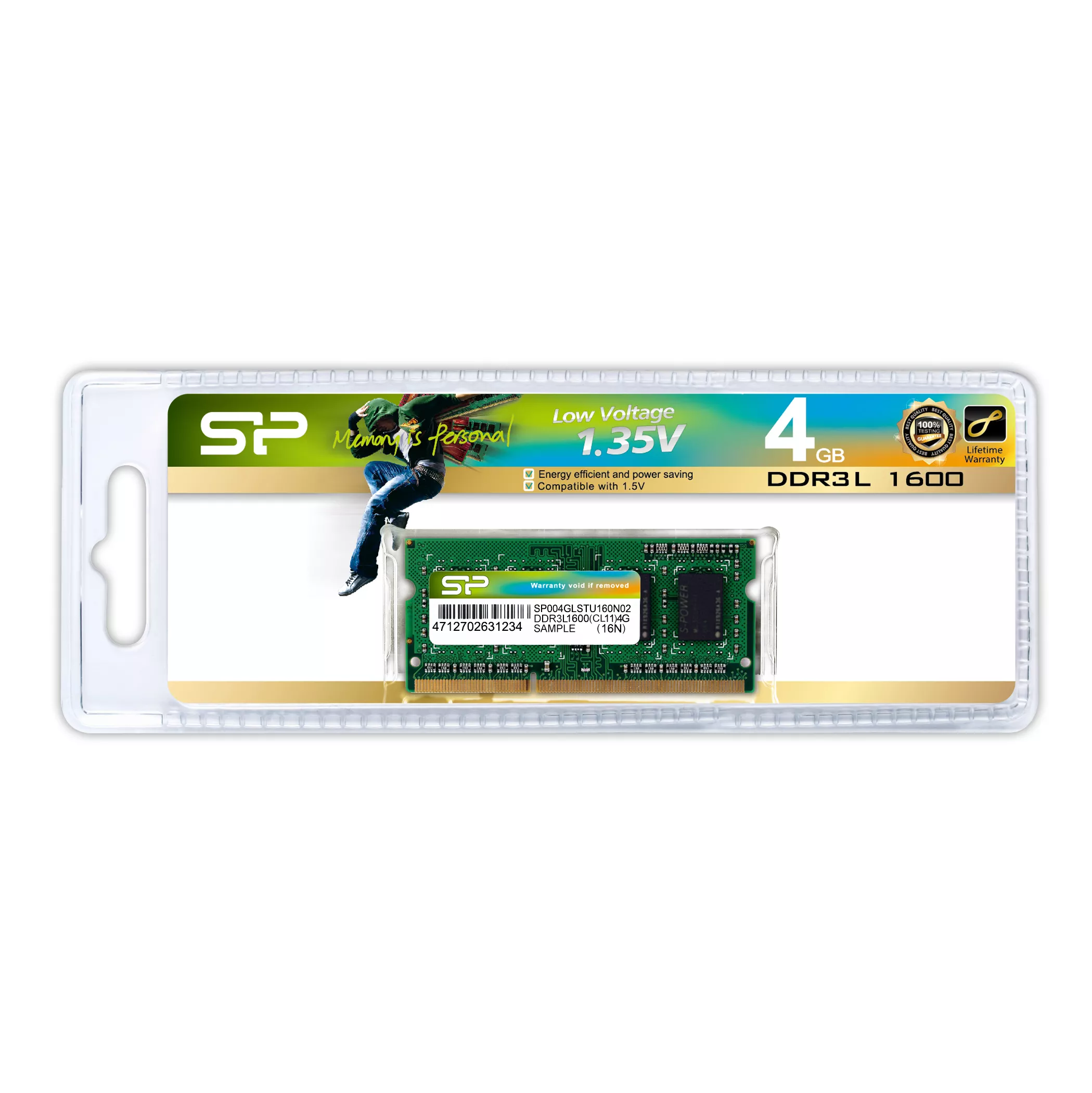 Vente SILICON POWER DDR3 4Go 1600MHz CL11 SO-DIMM 1 Silicon Power au meilleur prix - visuel 2
