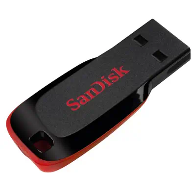 SanDisk Cruzer Blade lecteur USB flash 32 Go USB Type-A 2.0 Noir, Rouge - Sandisk - Adaptateur stockage - visuel 2