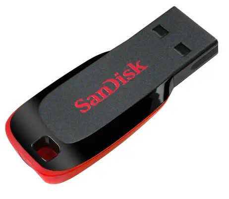 SanDisk Cruzer Blade lecteur USB flash 32 Go USB Type-A 2.0 Noir, Rouge - Sandisk - Adaptateur stockage - visuel 5
