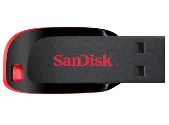 SanDisk Cruzer Blade lecteur USB flash 32 Go USB Type-A 2.0 Noir, Rouge - Sandisk - Adaptateur stockage - visuel 4