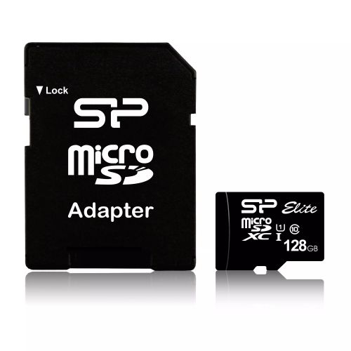 Revendeur officiel SILICON POWER memory card Micro SDXC 128Go Class 10 Elite UHS-1