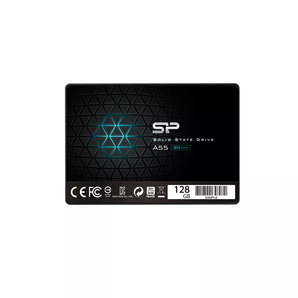 Revendeur officiel Disque dur SSD SILICON POWER SSD Ace A55 128Go 2.5p SATA III 6Go/s