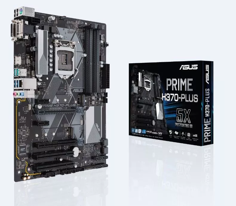 Revendeur officiel Carte mère ASUS Mainboard Intel PRIME H370-PLUS LGA1151 DDR4