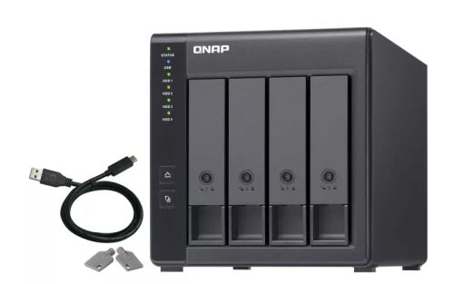 Achat QNAP TR-004 4-bay 3.5p SATA HDD USB 3.0 type-C et autres produits de la marque QNAP