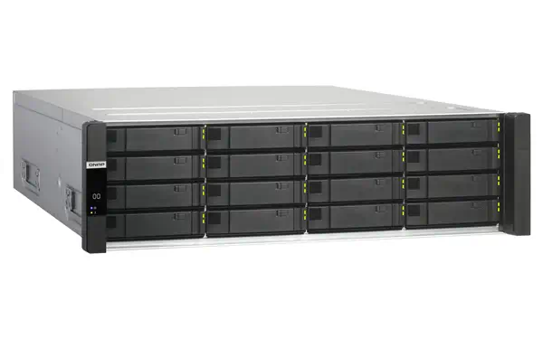 QNAP-ES1686dc-2142IT-96G 16-Bay Enterprise ZFS NAS QNAP - visuel 1 - hello RSE - Stockage à double contrôleur actif-actif
