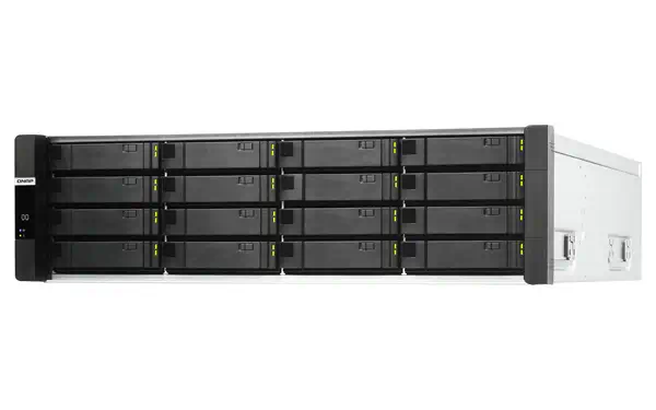 QNAP-ES1686dc-2142IT-96G 16-Bay Enterprise ZFS NAS QNAP - visuel 1 - hello RSE - Système à contrôleur unique en veille active