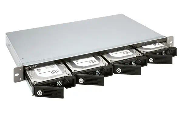 QNAP TR-004U Boîtier de disques de stockage Boîtier disque dur/SSD Noir, Gris 2.5/3.5" - Serveur NAS - visuel 6