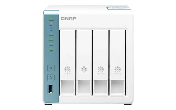 QNAP TS-431P3 NAS Tower Annapurna Labs AL314 2 Go DDR3 0 To QNAP QTS Blanc - Serveur NAS - visuel 1