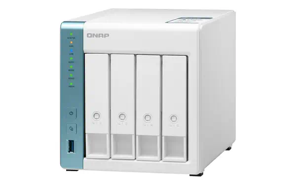 QNAP TS-431P3 NAS Tower Annapurna Labs AL314 2 Go DDR3 0 To QNAP QTS Blanc - Serveur NAS - visuel 9