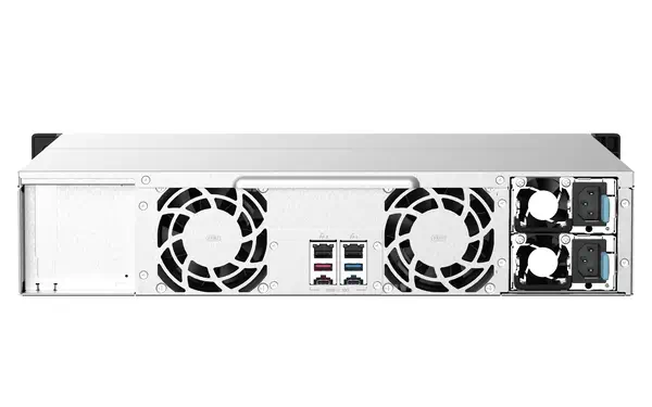 QNAP TS-1273AU-RP-8G serveur de stockage NAS Rack (2 QNAP - visuel 1 - hello RSE - Grandes capacités I/O avec l'extension PCIe
