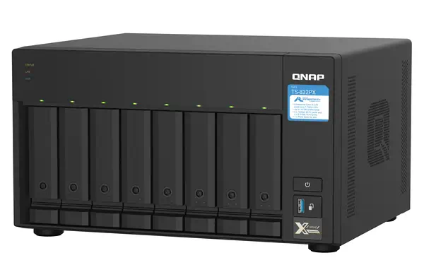 QNAP TS-832PX NAS Tower Annapurna Labs AL324 4 QNAP - visuel 1 - hello RSE - Protégez les données importantes avec les snapshots