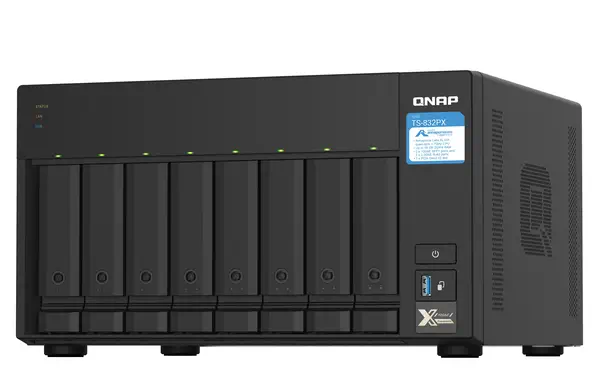 QNAP TS-832PX NAS Tower Annapurna Labs AL324 4 QNAP - visuel 1 - hello RSE - Augmentez les fonctionnalités du NAS avec une carte PCIe