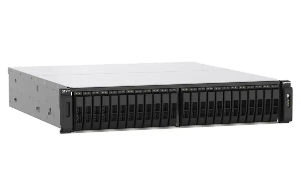QNAP TS-h2490FU NAS Rack (2 U) EPYC 7302P QNAP - visuel 1 - hello RSE - Matrice de stockage 100 % flash U.2 NVMe Gen 3 x4