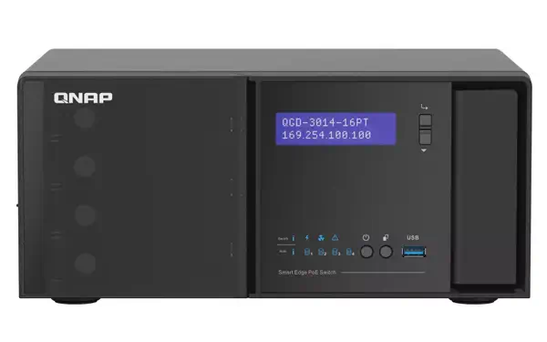 QNAP QGD-3014-16PT-8G commutateur réseau Géré Gigabit Ethernet (10/100/1000) Connexion Ethernet, sup - Switchs et Hubs - visuel 1