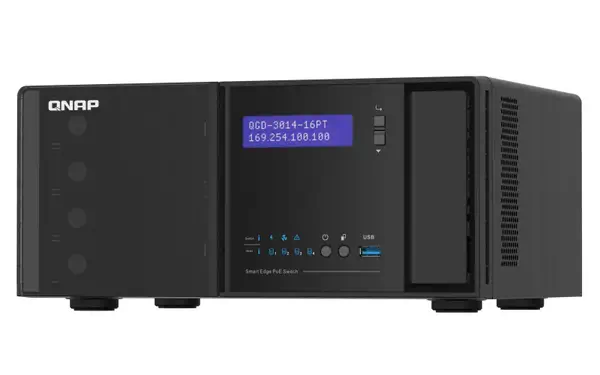 QNAP QGD-3014-16PT-8G commutateur réseau Géré Gigabit Ethernet (10/100/1000) QNAP - visuel 1 - hello RSE - Déploiement d'une infrastructure de surveillance complète pour le smart retail