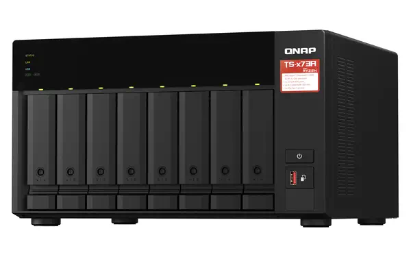QNAP TS-873A NAS Tower Ryzen Embedded V1500B 8 QNAP - visuel 1 - hello RSE - Maximisez la valeur des SSD avec la technologie Qtier