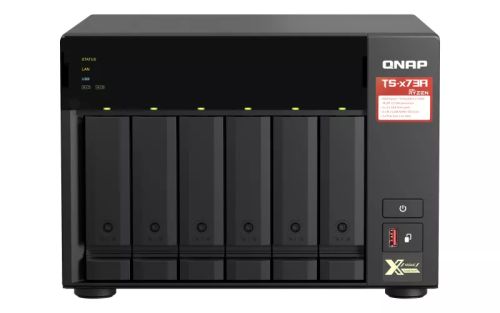 Vente QNAP 6-bay NAS AMD Ryzen Embedded V1500B 2.2GHz 8Go 6xSATA 6Gb/s bays au meilleur prix