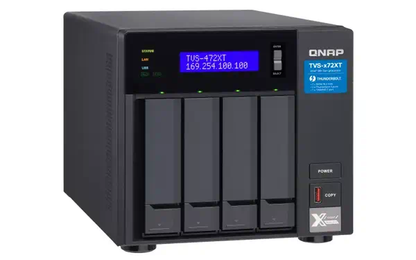 Achat QNAP TVS-472XT-I3-4G 4-Bay NAS Intel Core i3-8100T 4core sur hello RSE - visuel 5