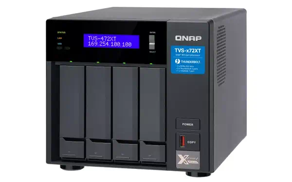 Vente QNAP TVS-472XT-I3-4G 4-Bay NAS Intel Core i3-8100T 4core QNAP au meilleur prix - visuel 6