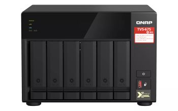Revendeur officiel QNAP TVS-675-8G 6-bay NAS KX-U6580 8C/8T 2.5GHz 8Go