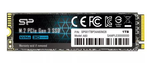 Achat SILICON POWER SSD P34A60 1To M.2 PCIe Gen3 x4 NVMe - 4713436129653