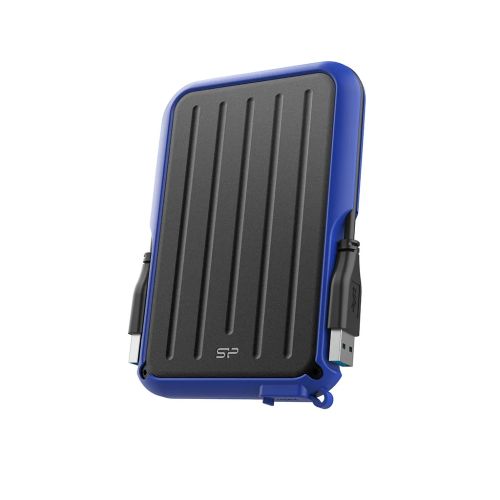 Achat Disque dur Externe SILICON POWER External HDD Armor A66 2.5p 1To USB 3.2 IPX4 Blue