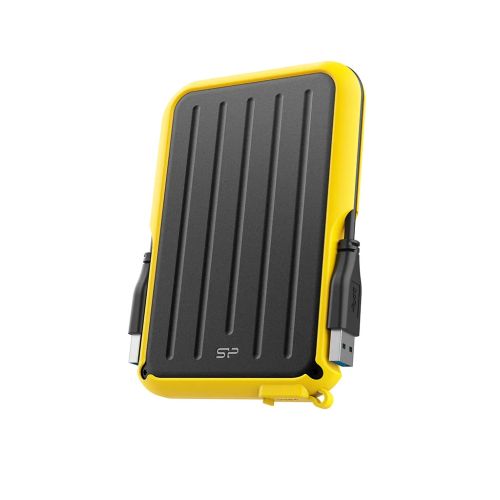 Revendeur officiel Disque dur Externe SILICON POWER External HDD Armor A66 2.5p 2To USB 3.2 IPX4 Yellow