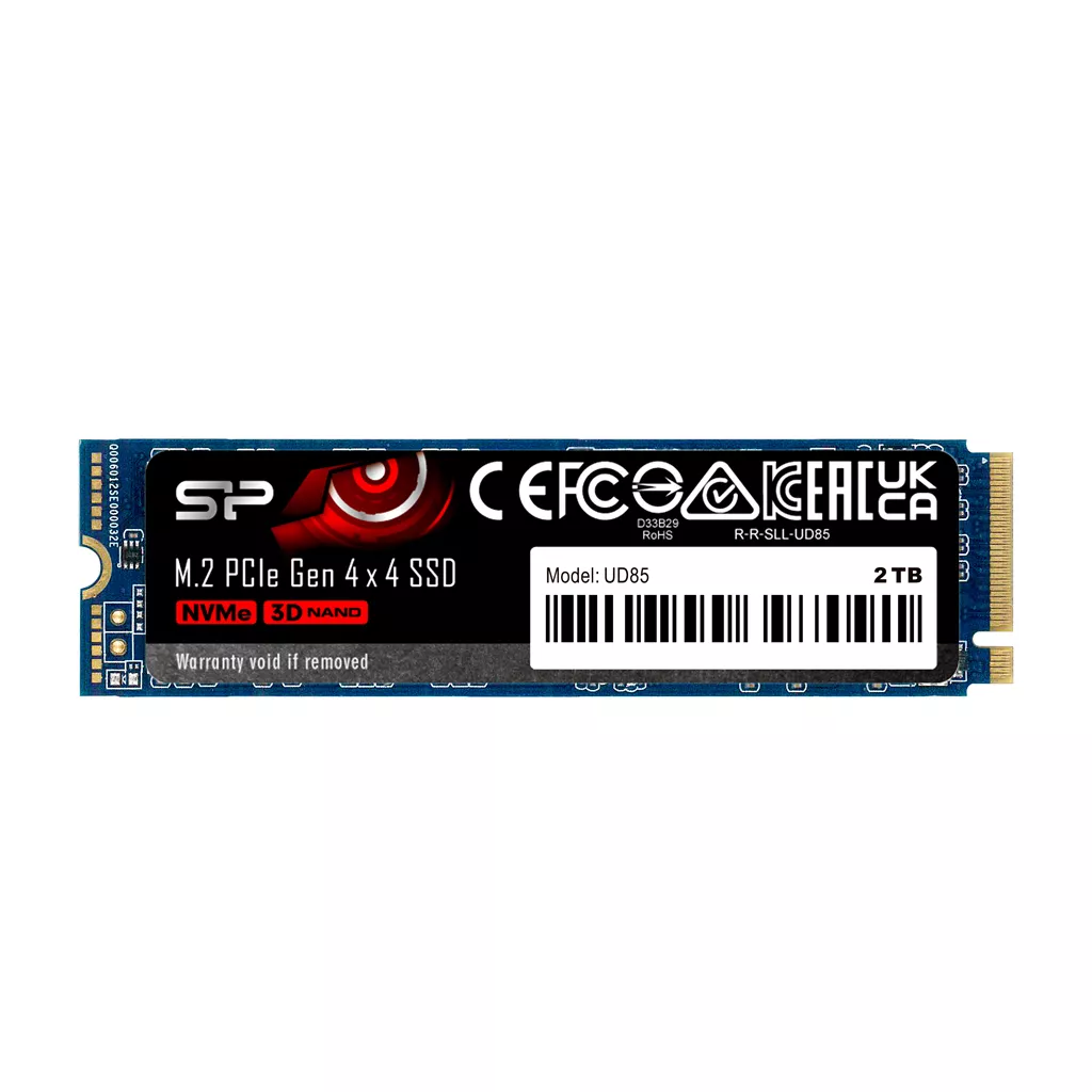 Vente Disque dur SSD SILICON POWER SSD UD85 2To M.2 PCIe NVMe Gen4x4