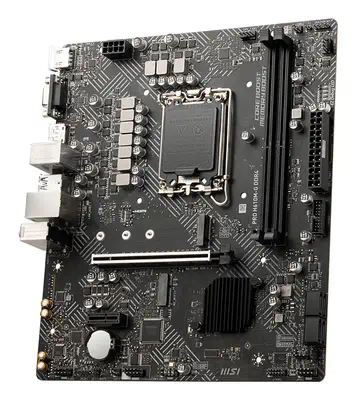 MSI PRO H610M-G DDR4 carte mère Intel H610 LGA 1700 micro ATX - Carte mère - visuel 3